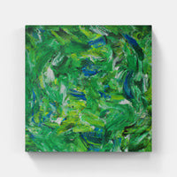 Green promise held-Canvas-artwall-Artwall