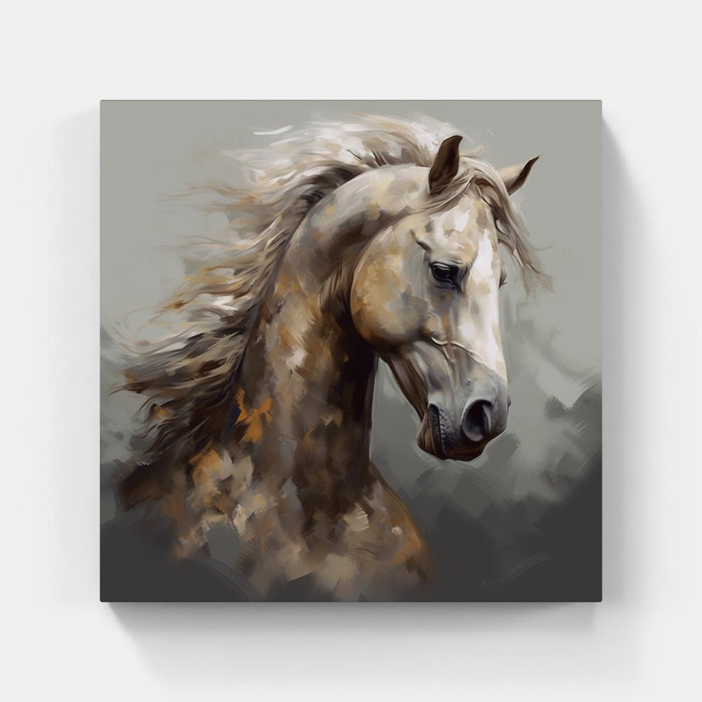 Powerful Horse Stance-Canvas-artwall-Artwall