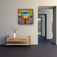 Winged Masterpiece-Canvas-artwall-20x20 cm-Unframe-Artwall
