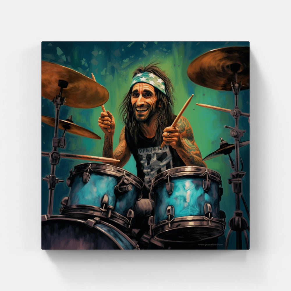 Serene Drum Harmony-Canvas-artwall-Artwall