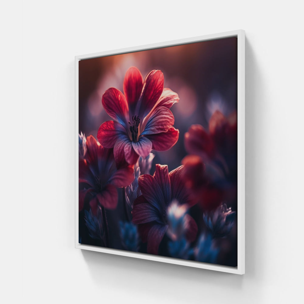 Tropical Floral Fantasy-Canvas-artwall-40x40 cm-White-Artwall
