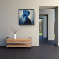 Enigmatic Cyanotype Whispers-Canvas-artwall-Artwall