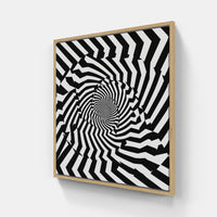 Perception's Playful Dance-Canvas-artwall-20x20 cm-Wood-Artwall