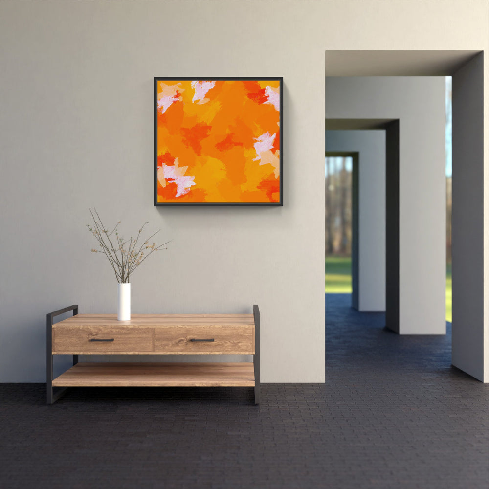 Orange sun rays-Canvas-artwall-Artwall