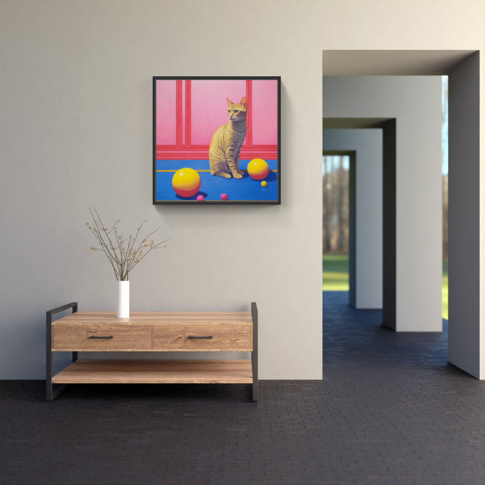 Surreal Yellow Melody-Canvas-artwall-Artwall