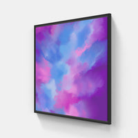 Purple art-Canvas-artwall-20x20 cm-Black-Artwall