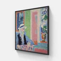 Matisse's Rhythmic Abstractions-Canvas-artwall-20x20 cm-Black-Artwall