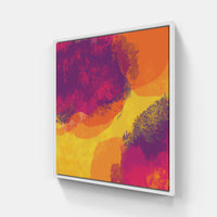 Orange sky sunset-Canvas-artwall-20x20 cm-White-Artwall