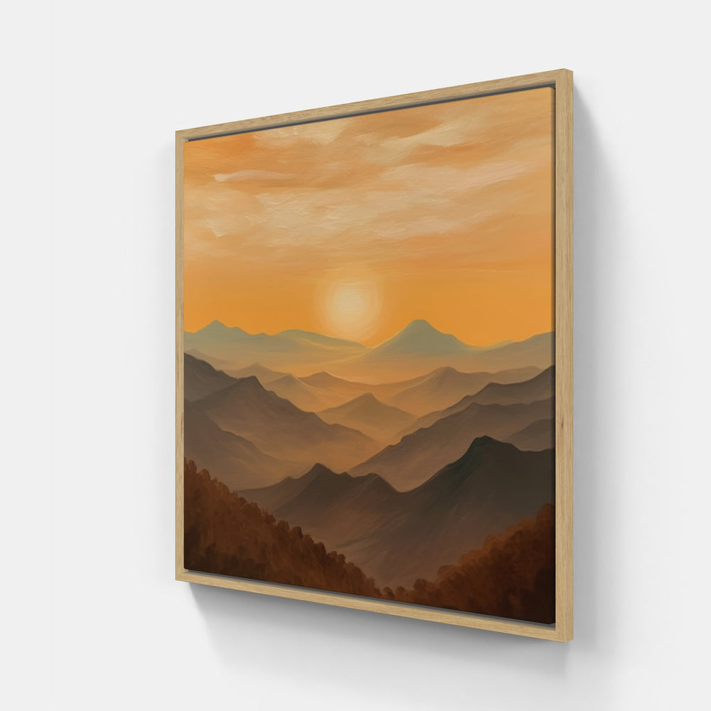 Captivating Sunset Serenity-Canvas-artwall-Artwall