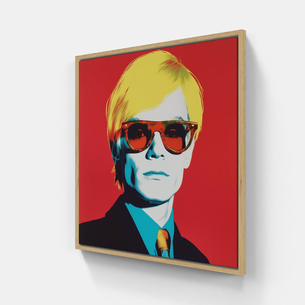 Andy's Pop Sensation-Canvas-artwall-20x20 cm-Wood-Artwall