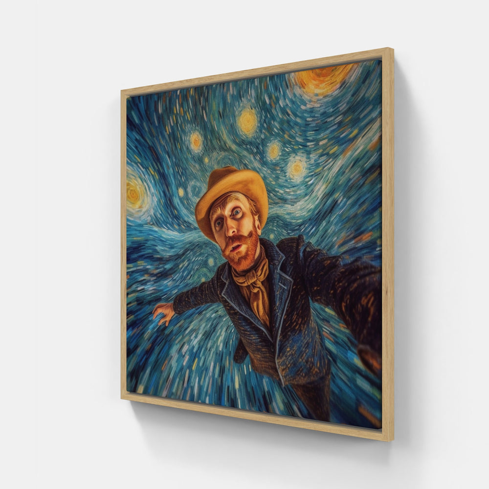 Impressionistic Van Gogh Masterpiece-Canvas-artwall-20x20 cm-Wood-Artwall