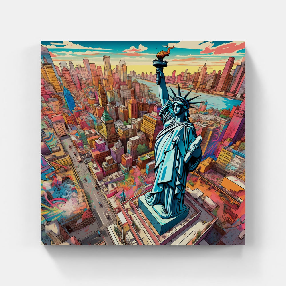 New York Pulse-Canvas-artwall-Artwall