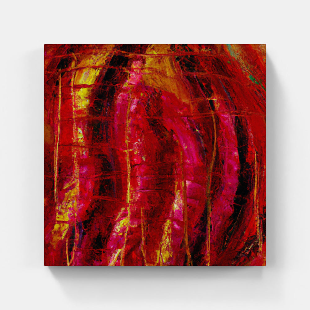 Red fire blazing-Canvas-artwall-Artwall