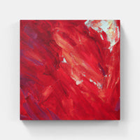 Red rose blushes-Canvas-artwall-Artwall