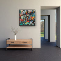 #32109 Abstract Momentum-Canvas-artwall-Artwall
