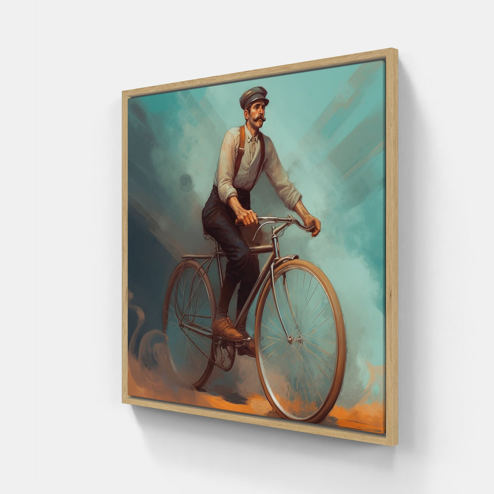 Cycling Serenity-Canvas-artwall-Artwall