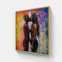 Eternal Embrace Passion Harmony-Canvas-artwall-Artwall