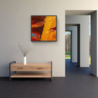 Orange blazes beauty-Canvas-artwall-Artwall
