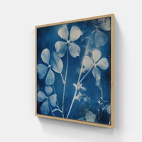 Nostalgic Cyanotype Memoirs-Canvas-artwall-Artwall