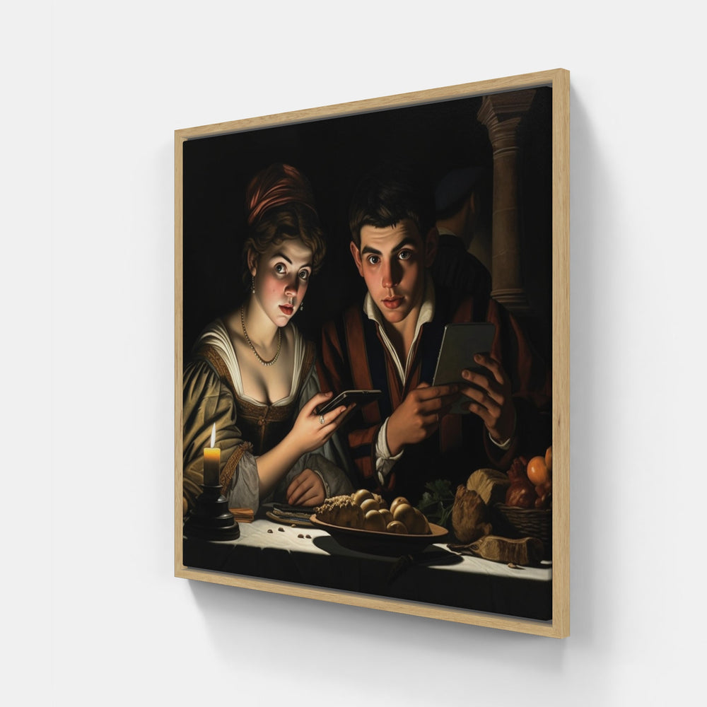 Caravaggio's Illumination-Canvas-artwall-20x20 cm-Wood-Artwall