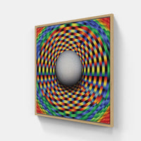 Optical Enigma Masterpieces-Canvas-artwall-20x20 cm-Wood-Artwall