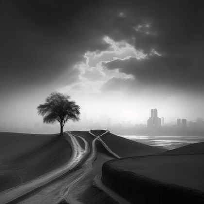 Monochrome Mood Moments-Canvas-artwall-Artwall