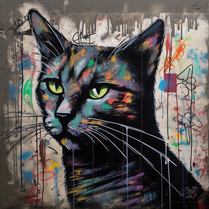 Cat purr sleep-Canvas-artwall-Artwall