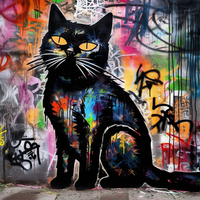 Cat lovers-Canvas-artwall-Artwall