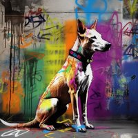 dog love hope joy-Canvas-artwall-Artwall