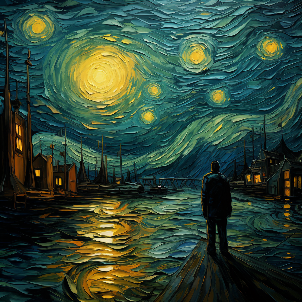 Captivating Van Gogh Landscape-Canvas-artwall-Artwall