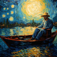 Bold Van Gogh Blooms-Canvas-artwall-Artwall
