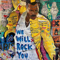 Tableau Pop Art Rockstar Légendaire décoration musique rock
