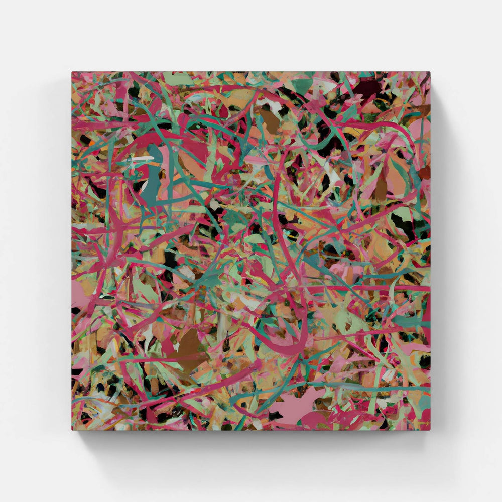 Pollock swirls-Canvas-artwall-Artwall
