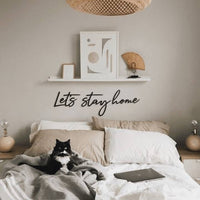 Décoration Métallique Stay Home