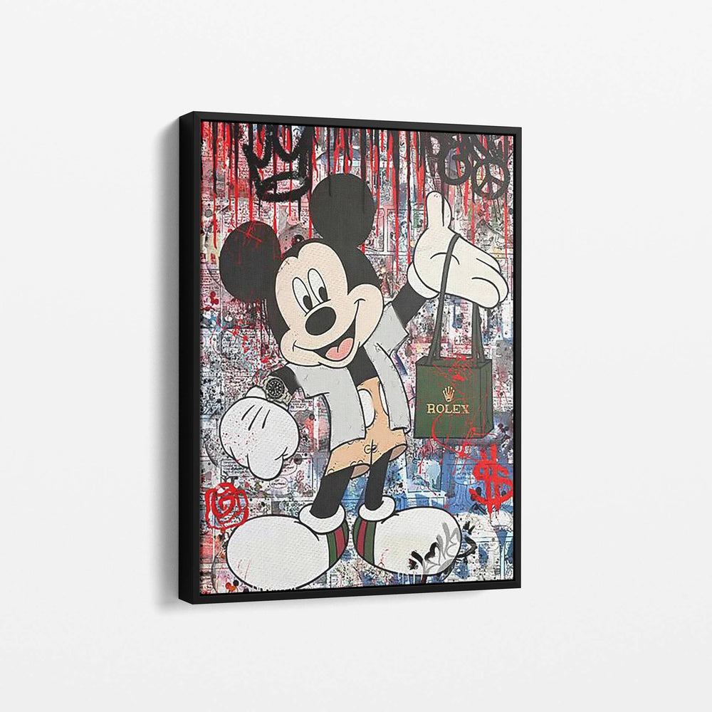 Tableau Pop Art "Mickey de Luxe"