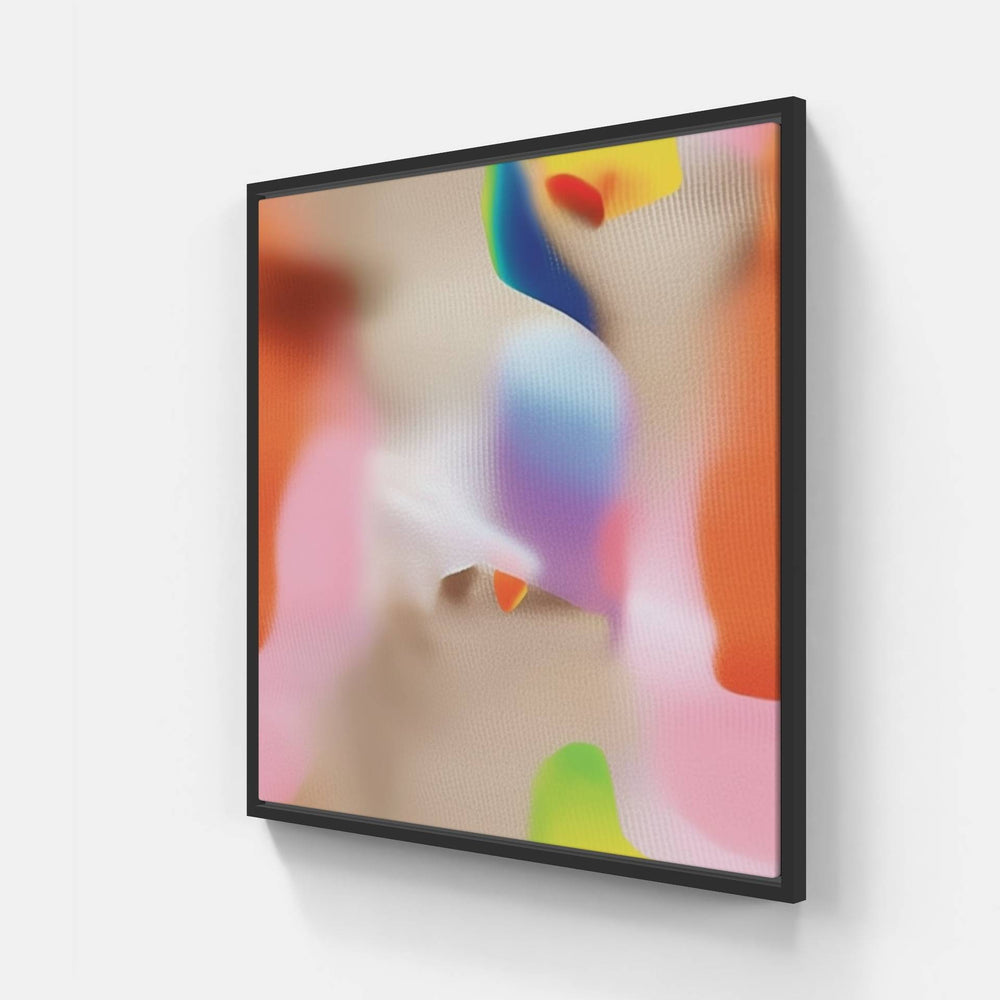 Aesthetic Allure-Canvas-artwall-40x40 cm-Black-Artwall