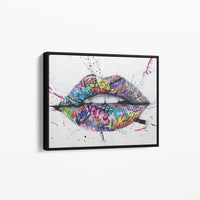 Tableau Pop Art "Baiser Graffiti"