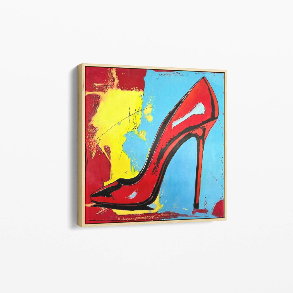 Glamour Woman Shoes Tableau Abstrait