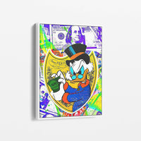 Tableau Pop Art "Fortune Canard"