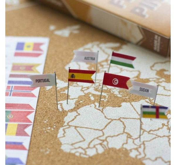 Pack pins drapeaux du monde