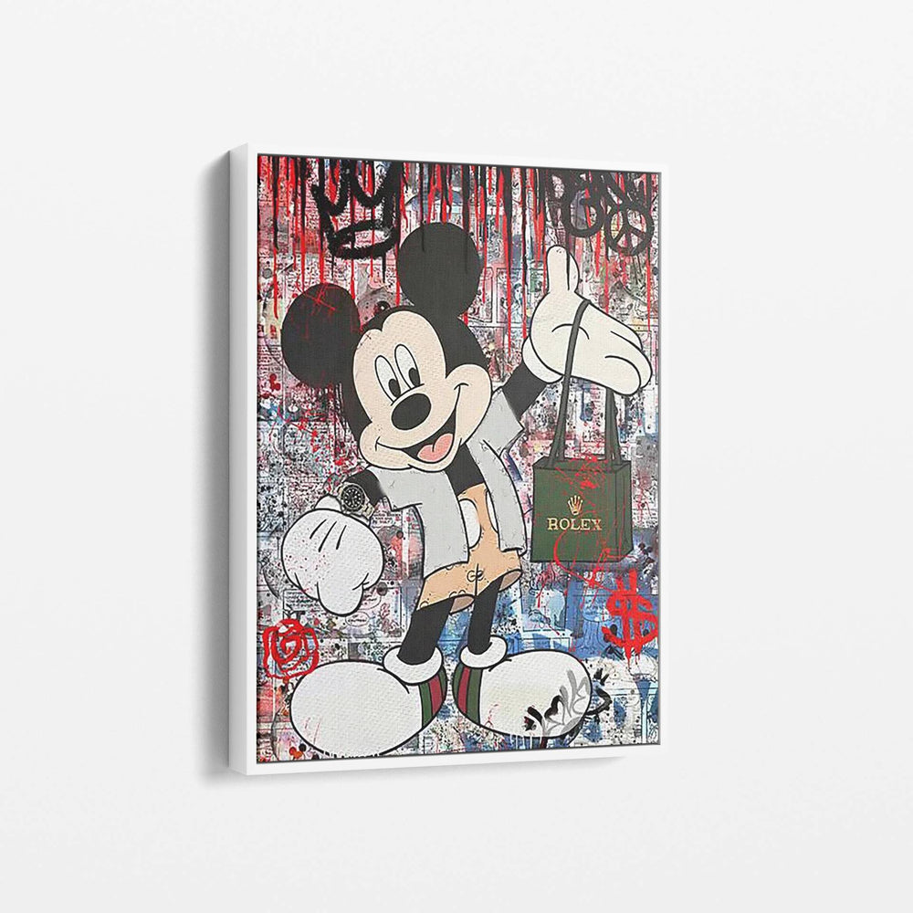 Tableau Pop Art "Mickey de Luxe"