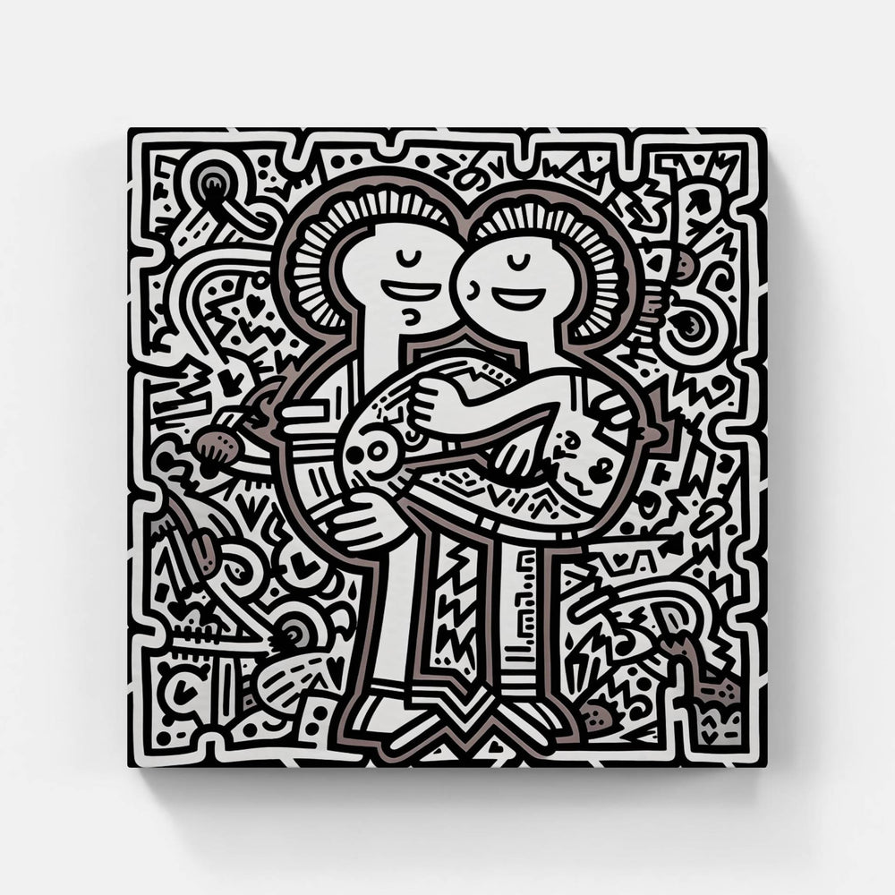 Doodle do it-Canvas-artwall-Artwall