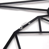 Déco murs métal flamant rose