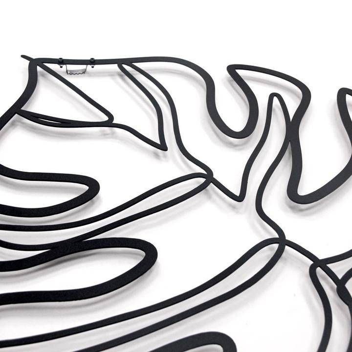 Décoration métal feuille