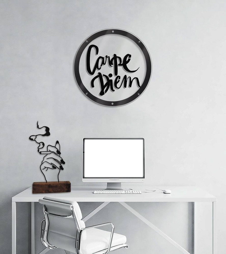 Déco métal carpe diem