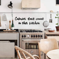 Décoration murale métal calories