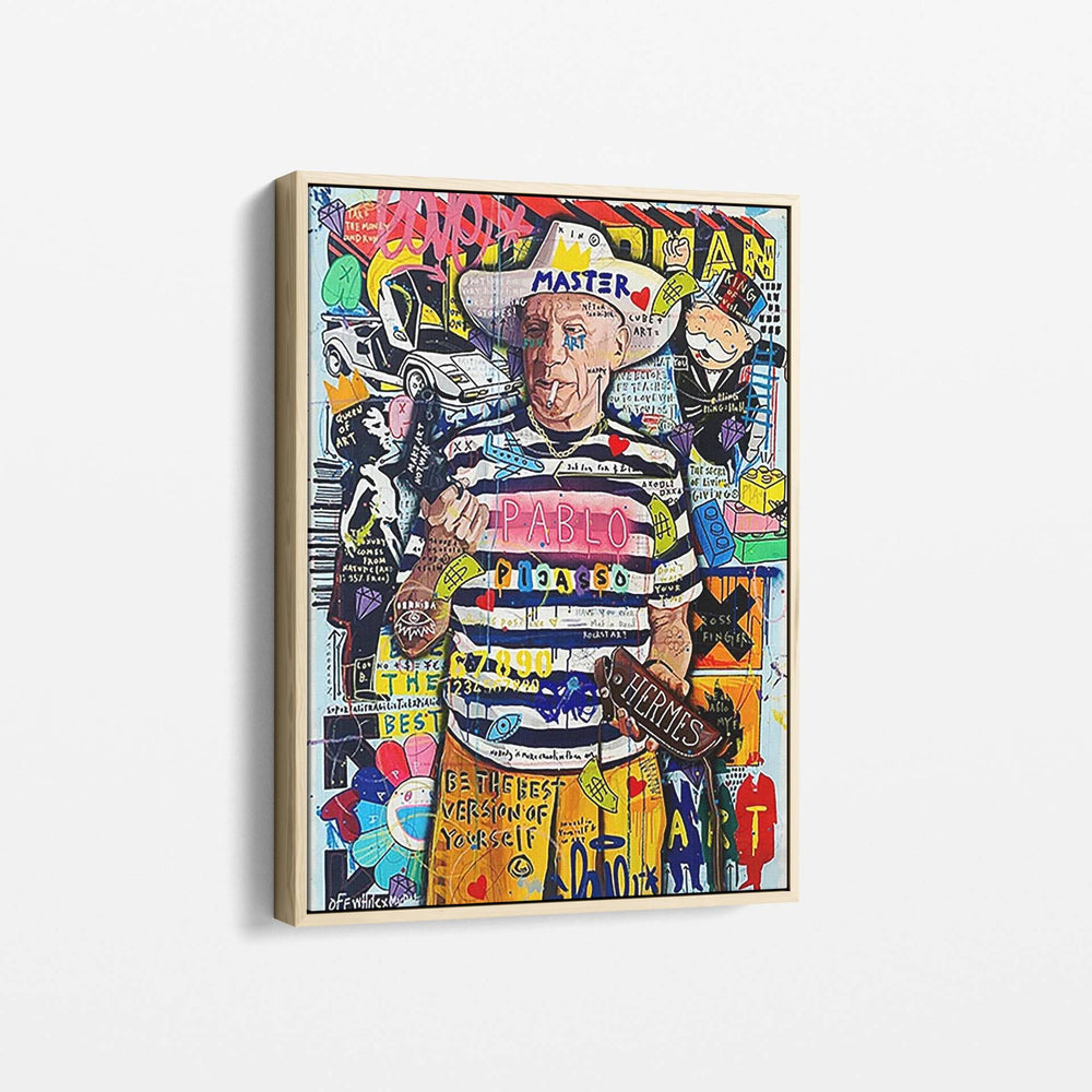 Tableau Pop Art "Maître du Cubisme"