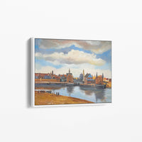 Vue de Delft par Johannes Vermeer - Tableau reproduction
