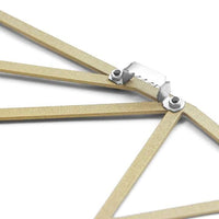 Décoration murale métal gold carte du monde