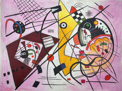 Ligne Continue par Wassily Kandinsky - Tableau reproduction